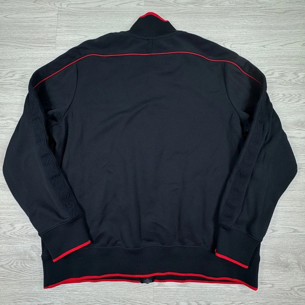 Nike Mens Track Jacket LeBron James Full‎ Zip Black Red 3XL Basketball